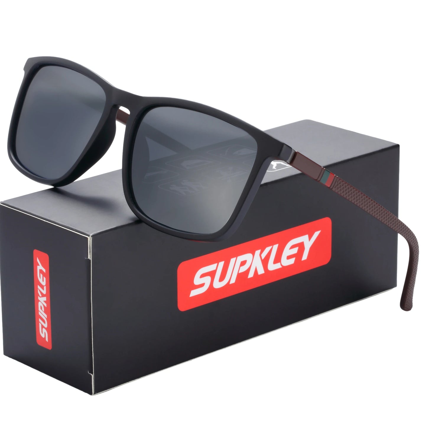 SUPKLEY Sports Polarized Sunglasses For Men Women Sun Glasses with UVA&B Protection Comfort Eyewear Accessory