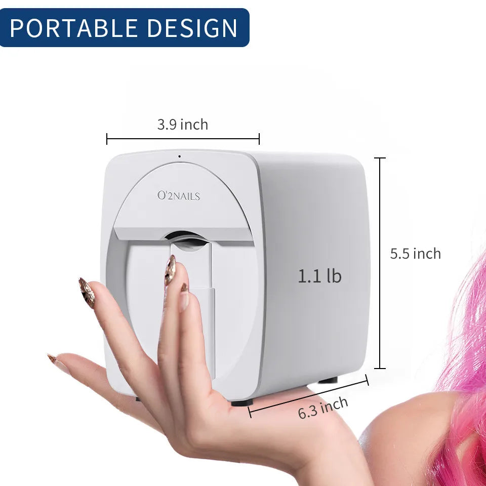 2024 3D Mobile Nail Printer M1 Pattern Digital Nail Art Printer Machine O2nails Portable H1 Nail Art Equipment From Phone