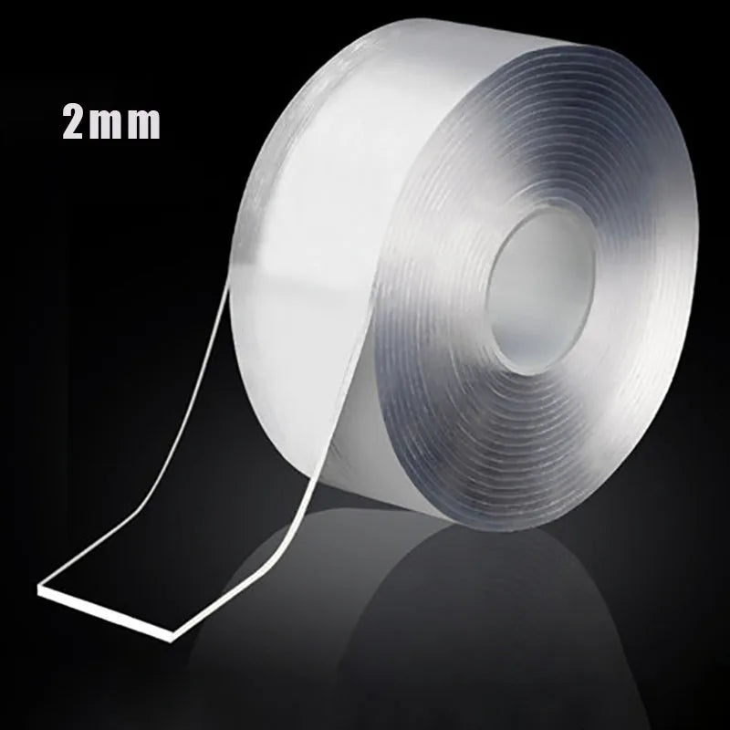 2mm 3M Double-sided Tape Nano Tape 5M Wall Stickers Home Improvement 1M/2M Strong Thicken Tapes Adhesif Double Face Waterproof