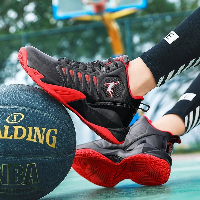 Men's Shoes Basketball Breathable Cushioning Non-Slip Sports Shoes Gym Training Athletic Basketball Sneakers Women