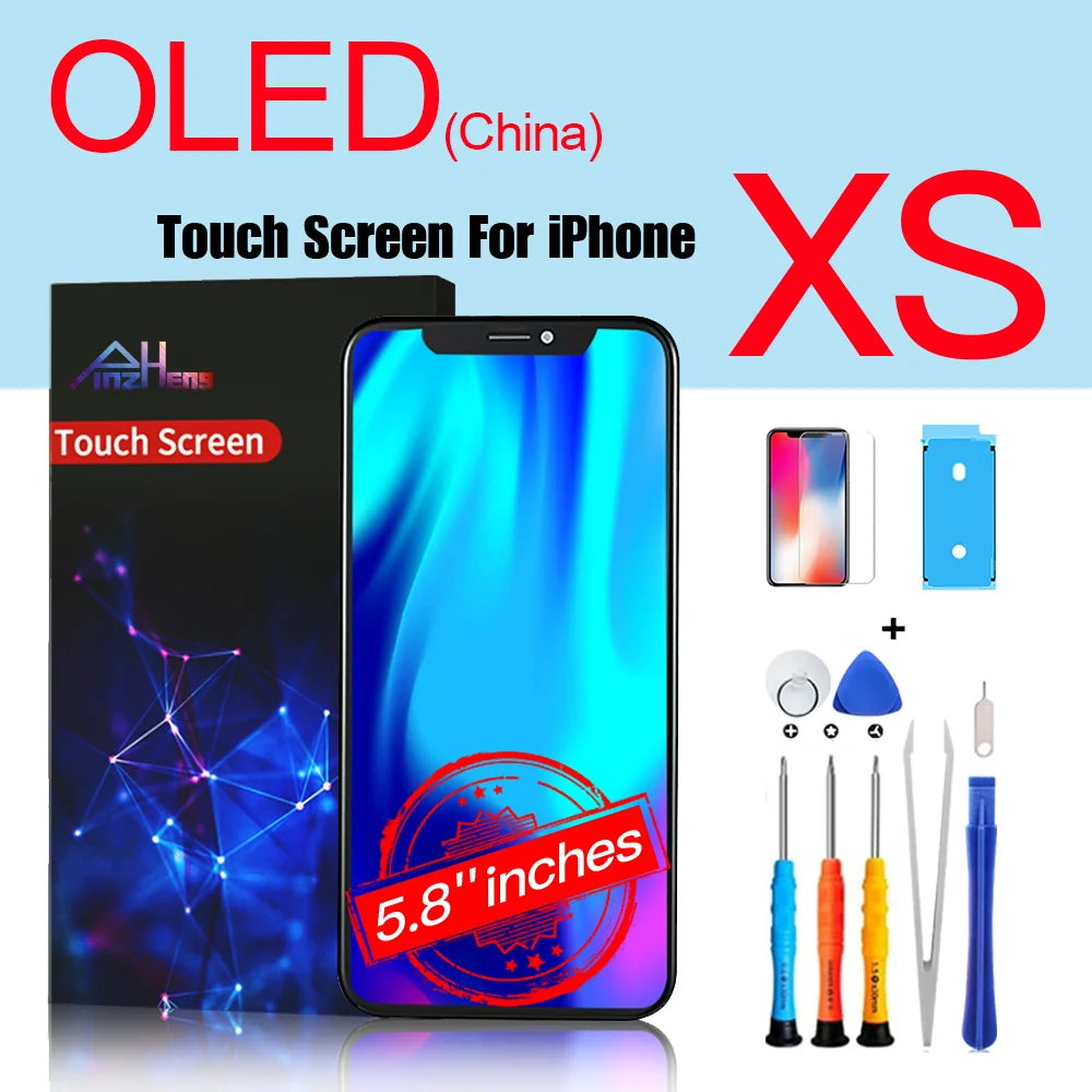 PINZHENG High Quality Display INCELL LCD OLED OEM AMOLED For iPhone XS MAX X XR 11 12 13 MINI PRO PROMAX Screen Replacement