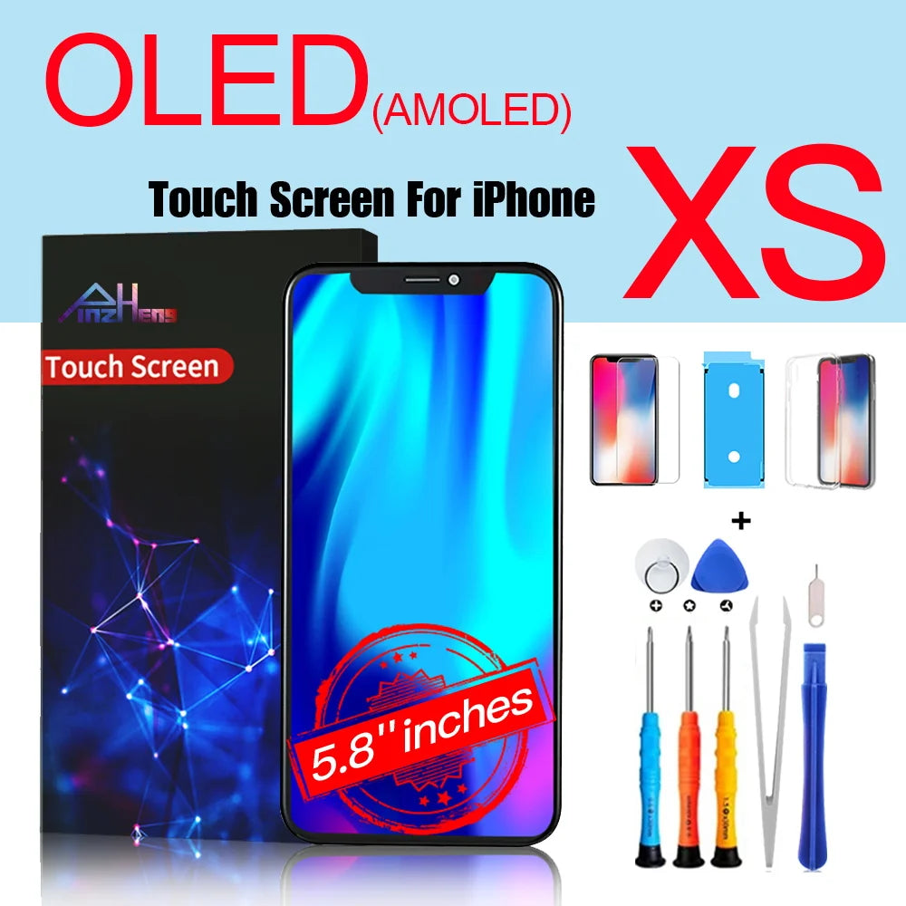 PINZHENG High Quality Display INCELL LCD OLED OEM AMOLED For iPhone XS MAX X XR 11 12 13 MINI PRO PROMAX Screen Replacement