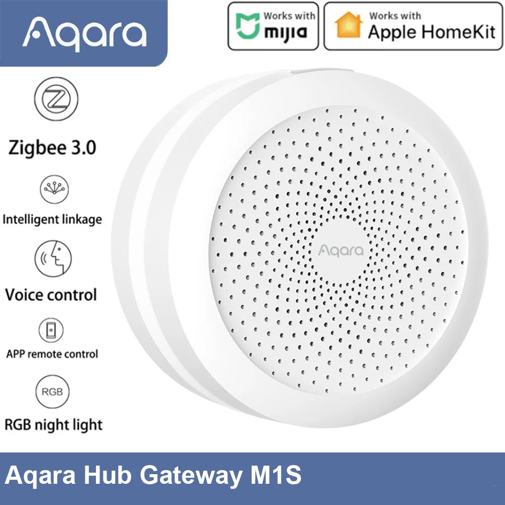 Aqara Smart Home Kits Gateway Hub M1S Wireless Switch Lamp Door Motion Temperature Sensor Mihome Remote Control