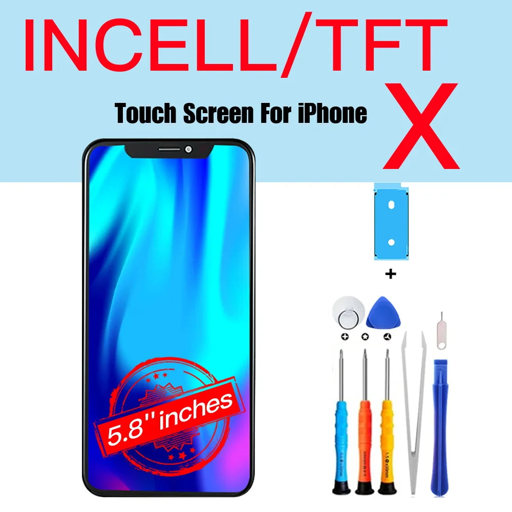 PINZHENG High Quality Display INCELL LCD OLED OEM AMOLED For iPhone XS MAX X XR 11 12 13 MINI PRO PROMAX Screen Replacement