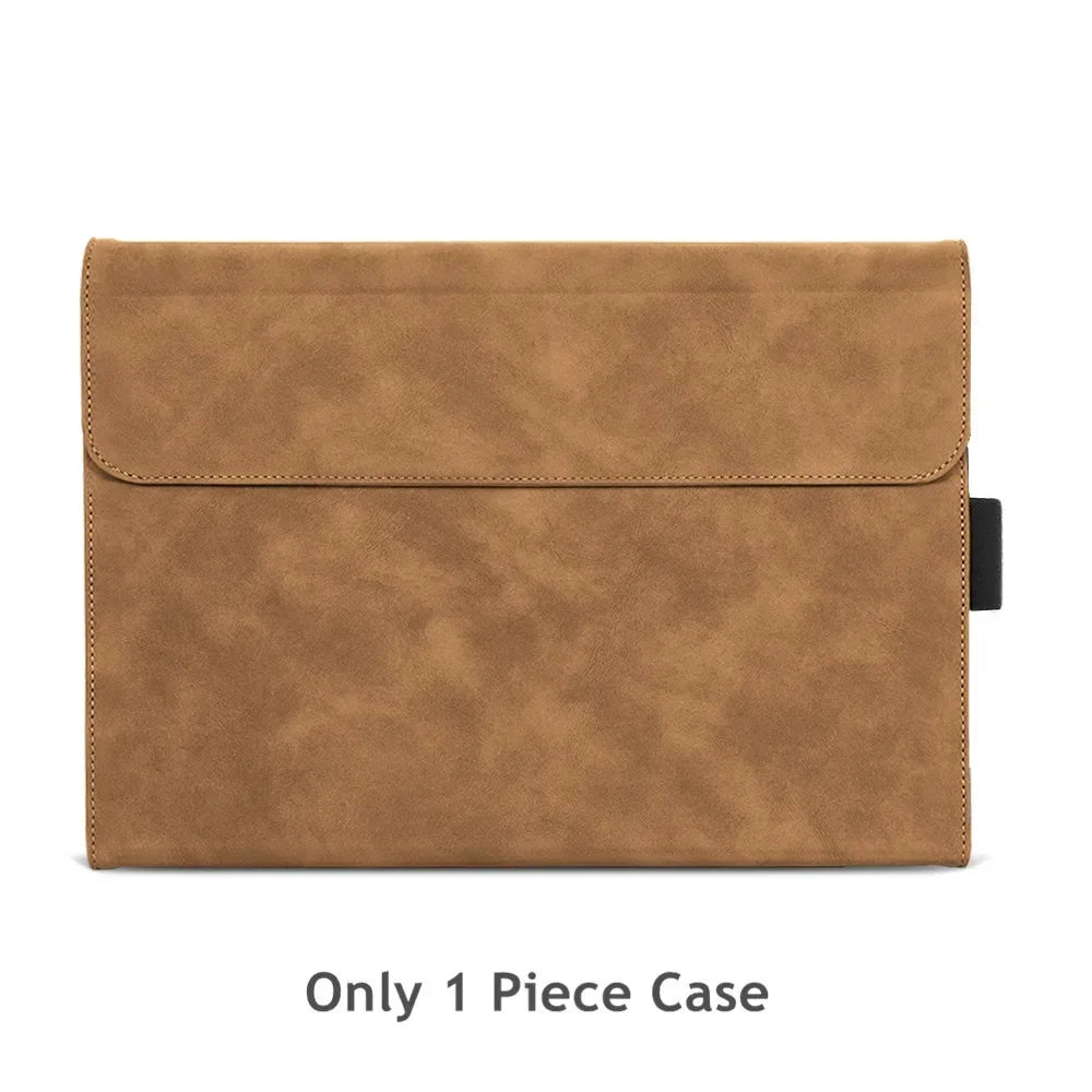 Capa comercial para Microsoft Surface Pro 11/10/9 Portfolio Case 13 polegadas Suporte de ângulo múltiplo Tpu Shell compatível com teclado