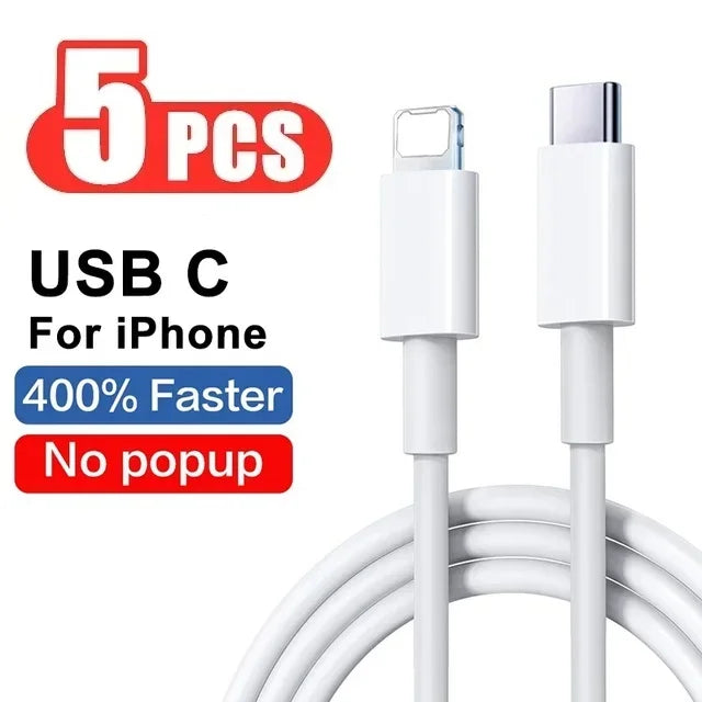 30W Fast Charging Cable For Apple iPhone 14 13 12 11 Pro Max Mini USB C Quick Cable For X XR XS 8 7 14 Plus SE Phone Accessories