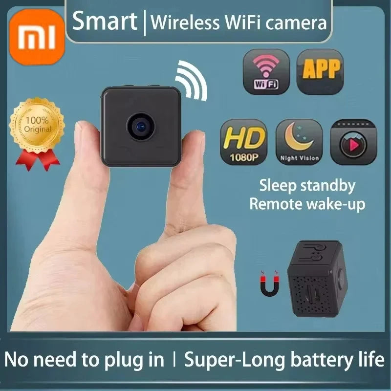 XIAOMI X6D Mini Camera Wireless WIFI Remote Monitoring Without Plug-in Camera Ultra-long Life Living Room Home Security Webcam N