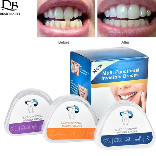 3 Stages Dental Braces Teeth Trainer For Adults Tooth Orthodontic Alignment Brace Transparent Corrector Dentist Accessories