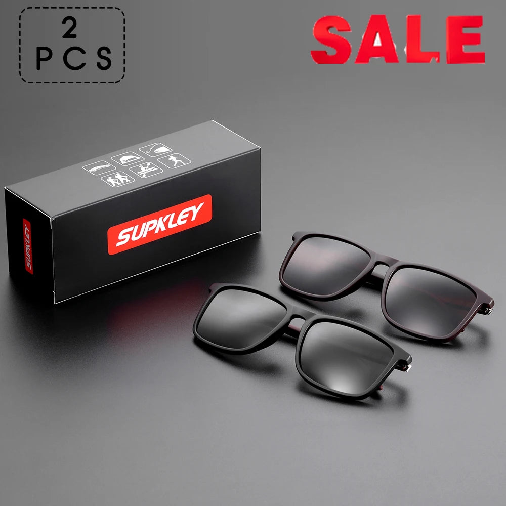 SUPKLEY Sports Polarized Sunglasses For Men Women Sun Glasses with UVA&B Protection Comfort Eyewear Accessory