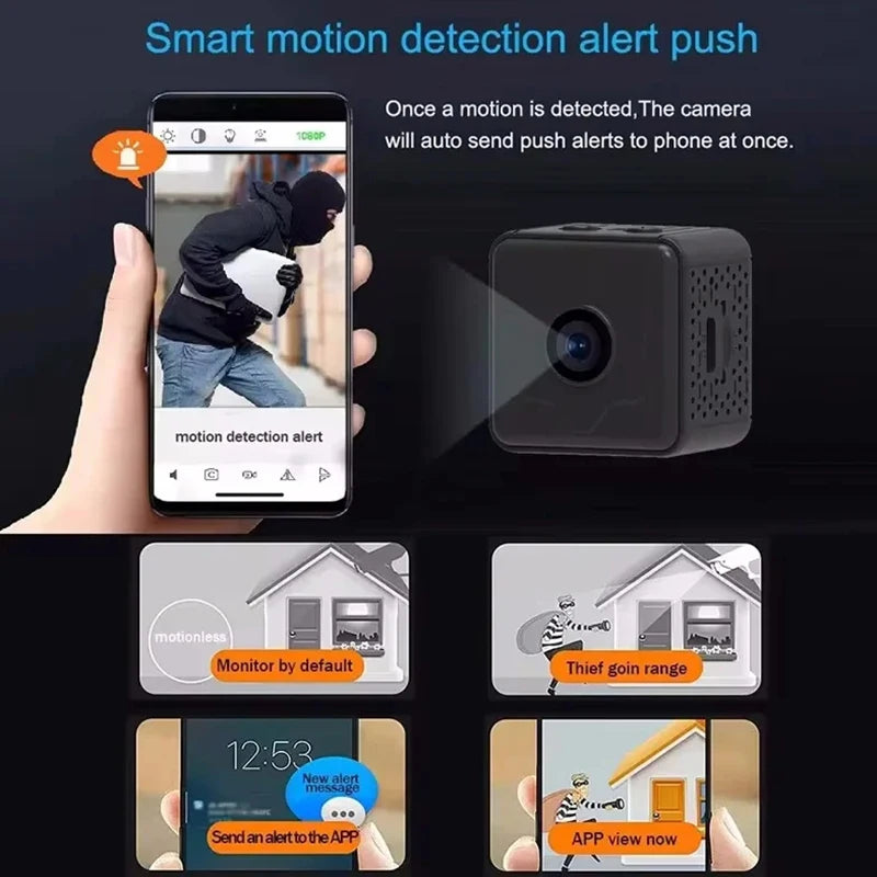 XIAOMI X6D Mini Camera Wireless WIFI Remote Monitoring Without Plug-in Camera Ultra-long Life Living Room Home Security Webcam N