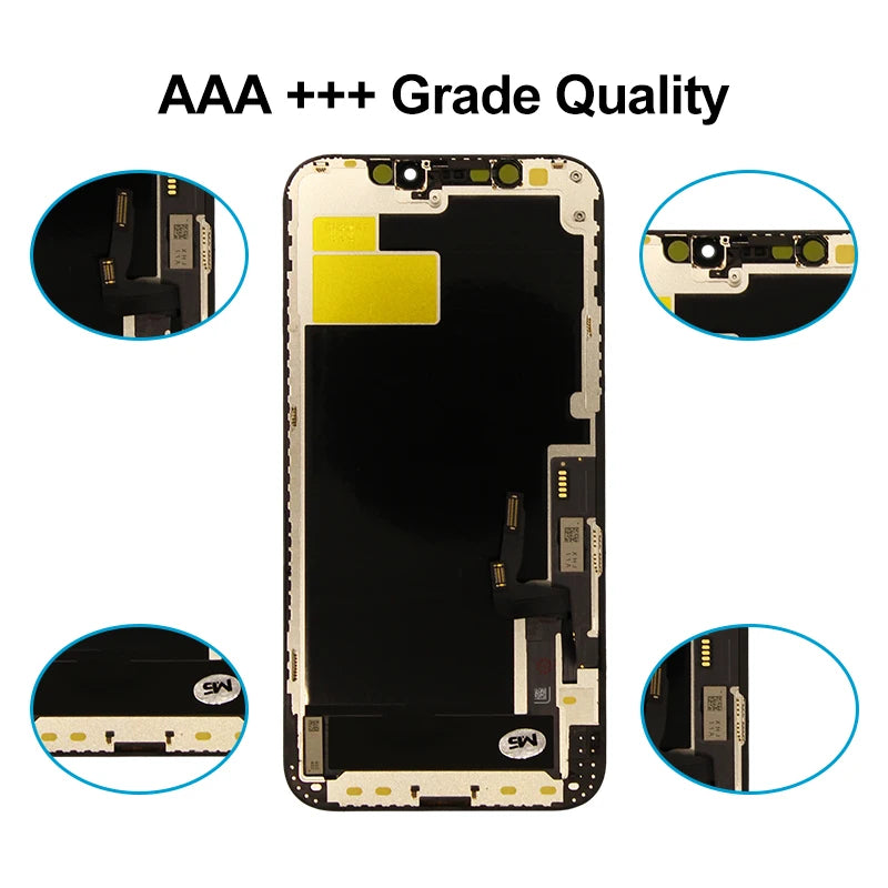 Novo oled para iphone 12 pro max 13 14 plus 15 pro 15 pro max display digitador oled para 12 13 pro max 12 mini display 13 mini lcd