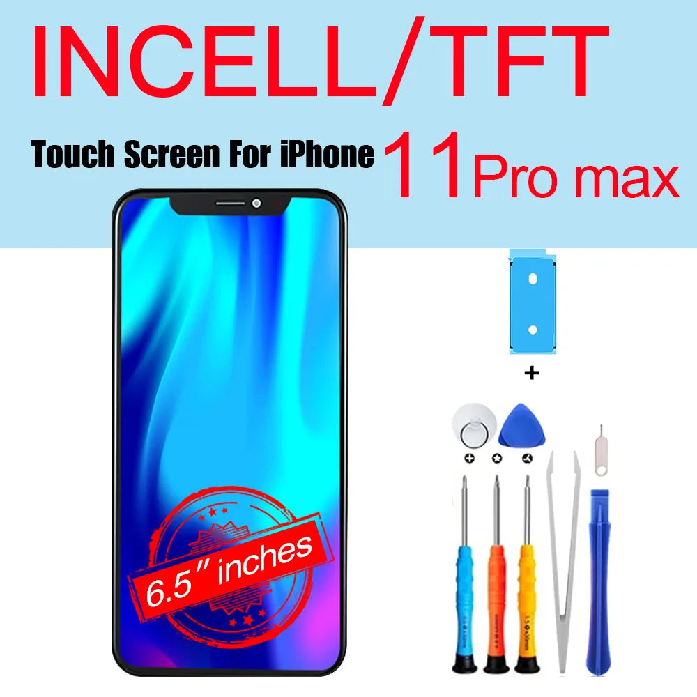 PINZHENG High Quality Display INCELL LCD OLED OEM AMOLED For iPhone XS MAX X XR 11 12 13 MINI PRO PROMAX Screen Replacement