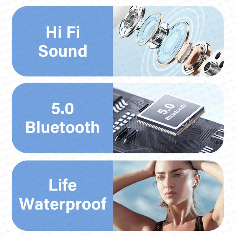 Original Air Pro 6 Pods TWS Max Wireless Bluetooth Earphones Mini Earbuds Earpod Headset For Airpodding Apple iPhone Headphones