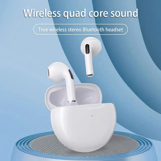 Original Air Pro 6 TWS Wireless Bluetooth Earphones Mini Pods Earbuds Earphone Headset For Xiaomi Android Apple iPhone Headphone