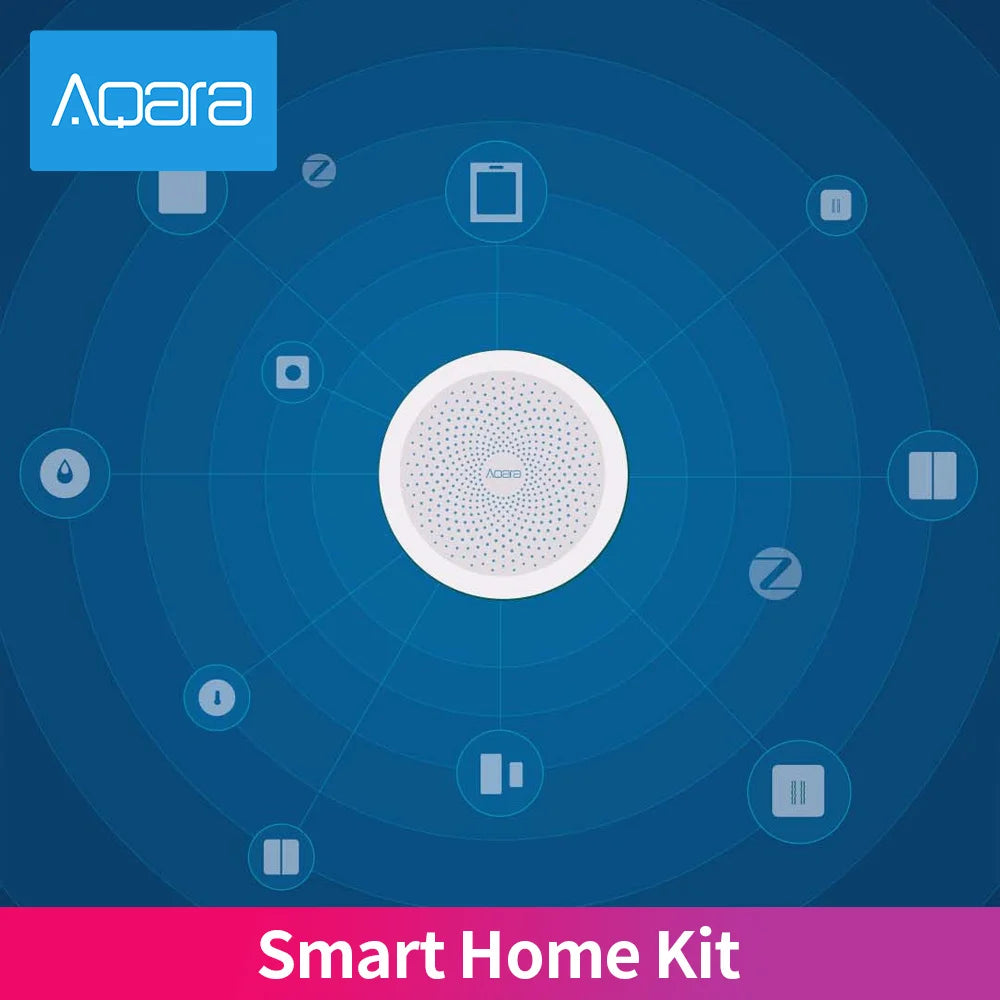 Aqara Smart Home Kits Gateway Hub M1S Wireless Switch Lamp Door Motion Temperature Sensor Mihome Remote Control