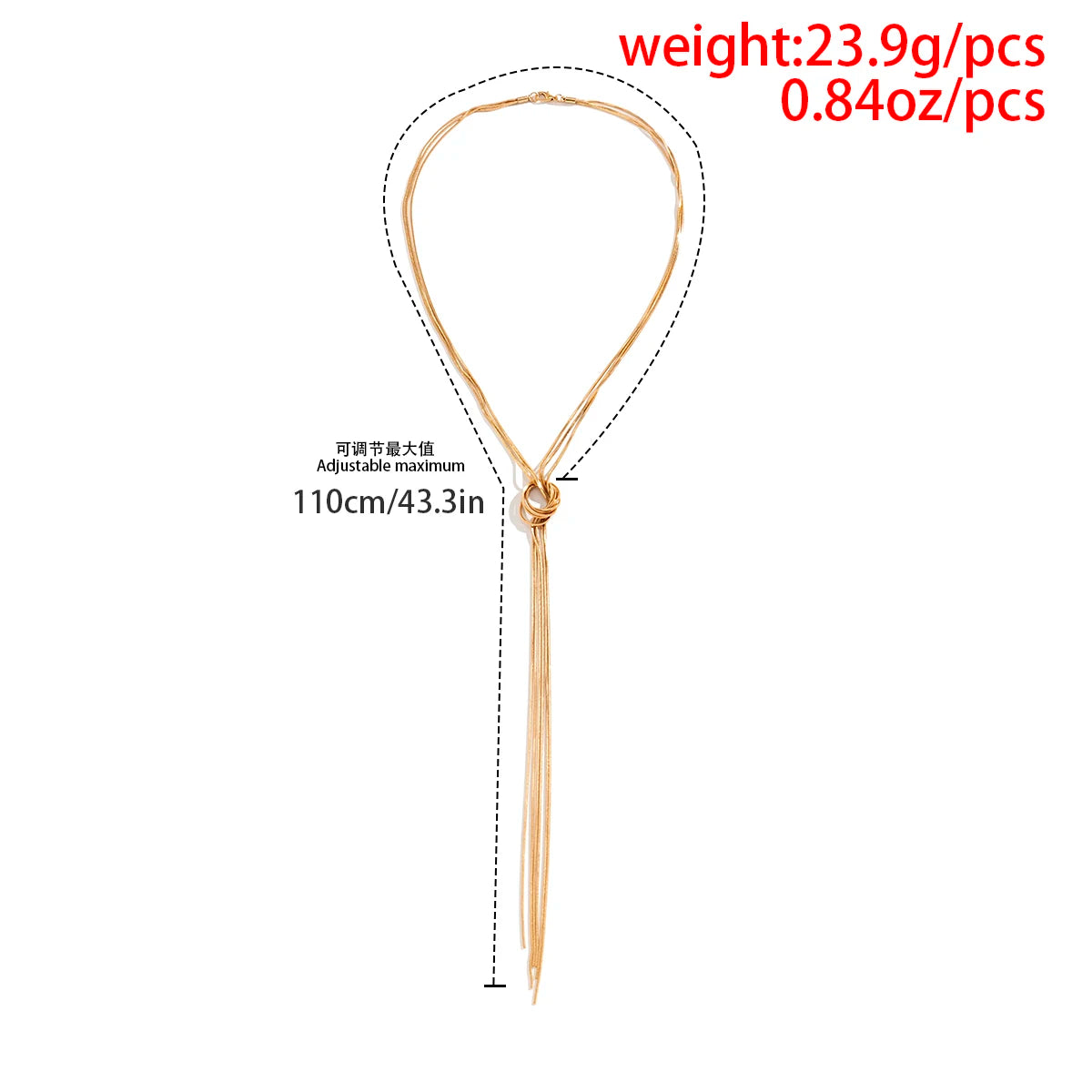 Ingemark Sexy Adjustable Snake Bone Chain Necklace for Women Wedding Bride Simple Smooth Link Pendant Aesthetic Neck Jewelry New