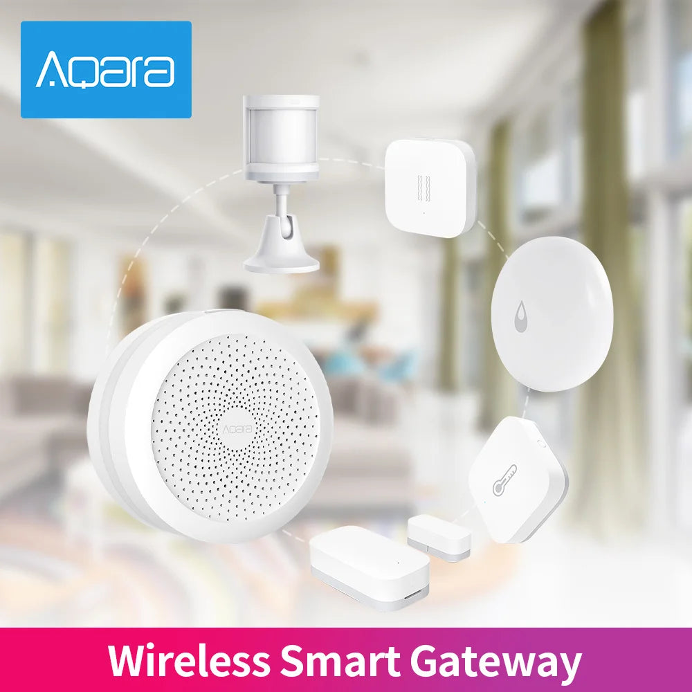 Aqara Smart Home Kits Gateway Hub M1S Wireless Switch Lamp Door Motion Temperature Sensor Mihome Remote Control