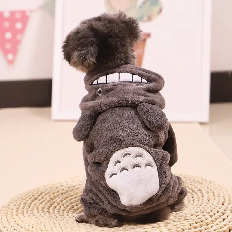 Roupas para cães de estimação jaqueta inverno macio velo cães hoodies roupas para animais de estimação para cães pequenos filhote de cachorro chihuahua yorkshire traje de natal