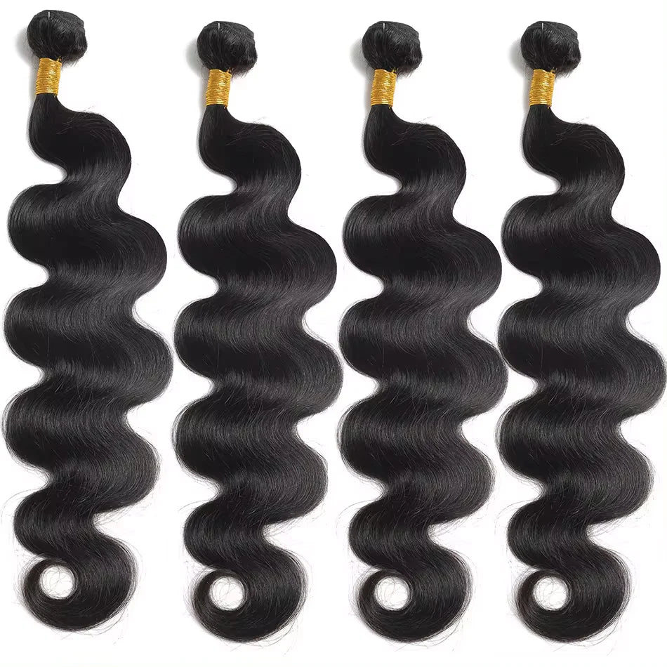 Cabelo brasileiro 100% Unprocessed Virgin Human Hair Weave Bundles 30Inch Long Body Wave Hair Extensions