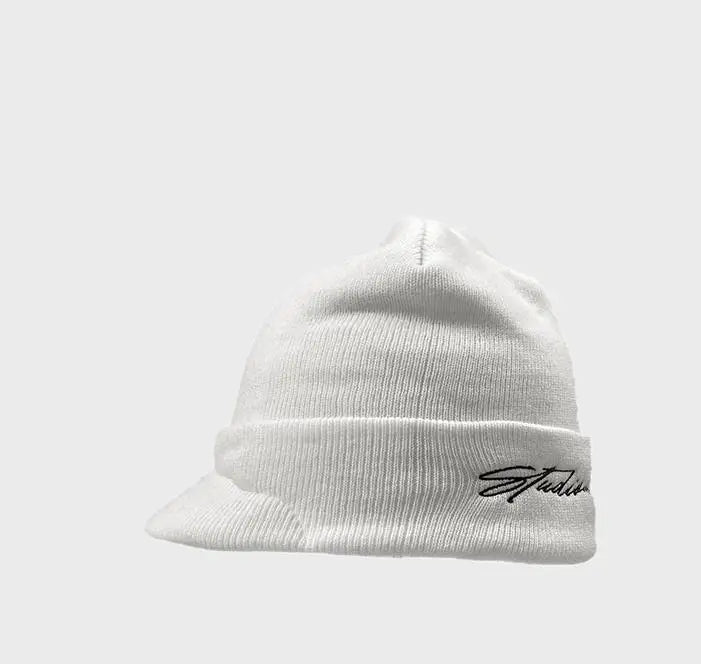 Winter Beanie Hats For Women Men Unisex Knitted Embroidered Letter Short Brim Retro Street Kpop Cold Baggy Cap Keep Warm New2023