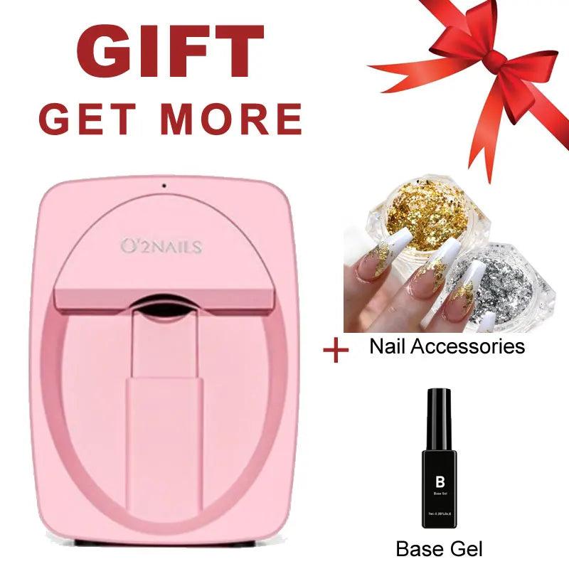 2024 3D Mobile Nail Printer M1 Pattern Digital Nail Art Printer Machine O2nails Portable H1 Nail Art Equipment From Phone