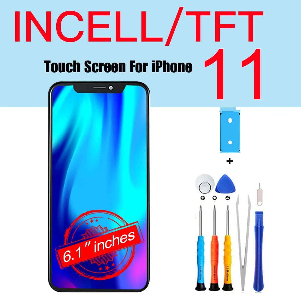 PINZHENG High Quality Display INCELL LCD OLED OEM AMOLED For iPhone XS MAX X XR 11 12 13 MINI PRO PROMAX Screen Replacement