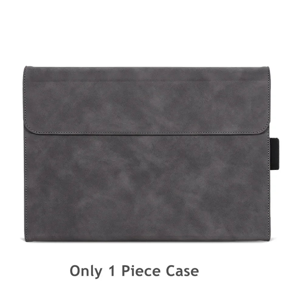 Capa comercial para Microsoft Surface Pro 11/10/9 Portfolio Case 13 polegadas Suporte de ângulo múltiplo Tpu Shell compatível com teclado