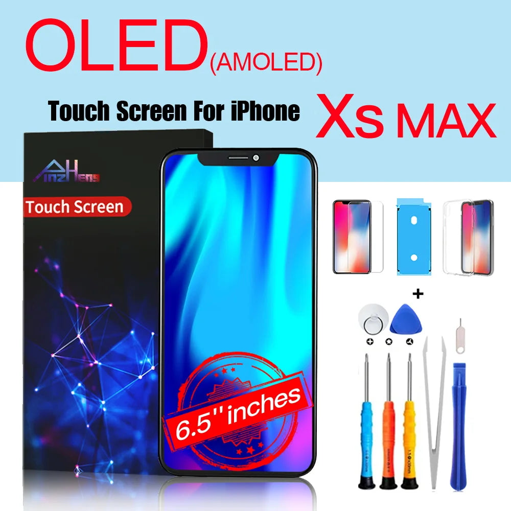 PINZHENG High Quality Display INCELL LCD OLED OEM AMOLED For iPhone XS MAX X XR 11 12 13 MINI PRO PROMAX Screen Replacement