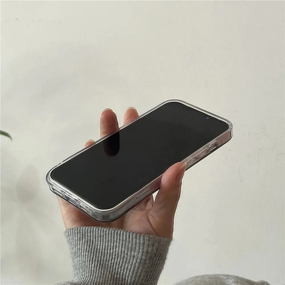 Cute Dopamine Color Block Match Plaid Clear Case For iPhone 16 15 14 13 12 11 Pro Max XS XR X SE 7 8 Plus Checkered Soft Cover