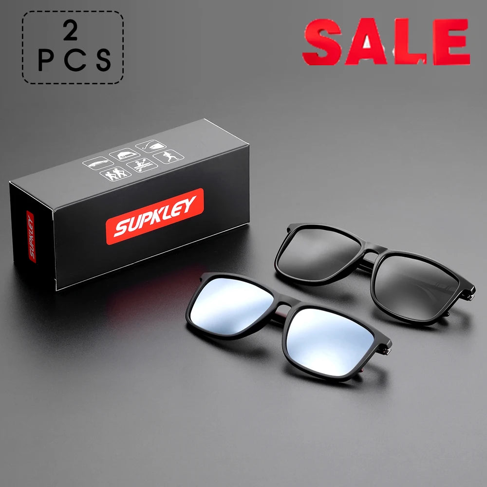 SUPKLEY Sports Polarized Sunglasses For Men Women Sun Glasses with UVA&B Protection Comfort Eyewear Accessory