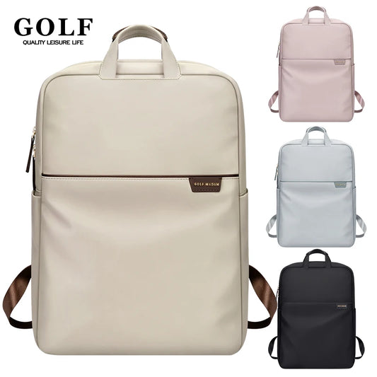 GOLF 17 Inch Laptop Backpack for Women Simple Business Computer Bag Fashion Large Capacity Travel Commuting University Backpacks