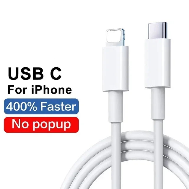 30W Fast Charging Cable For Apple iPhone 14 13 12 11 Pro Max Mini USB C Quick Cable For X XR XS 8 7 14 Plus SE Phone Accessories