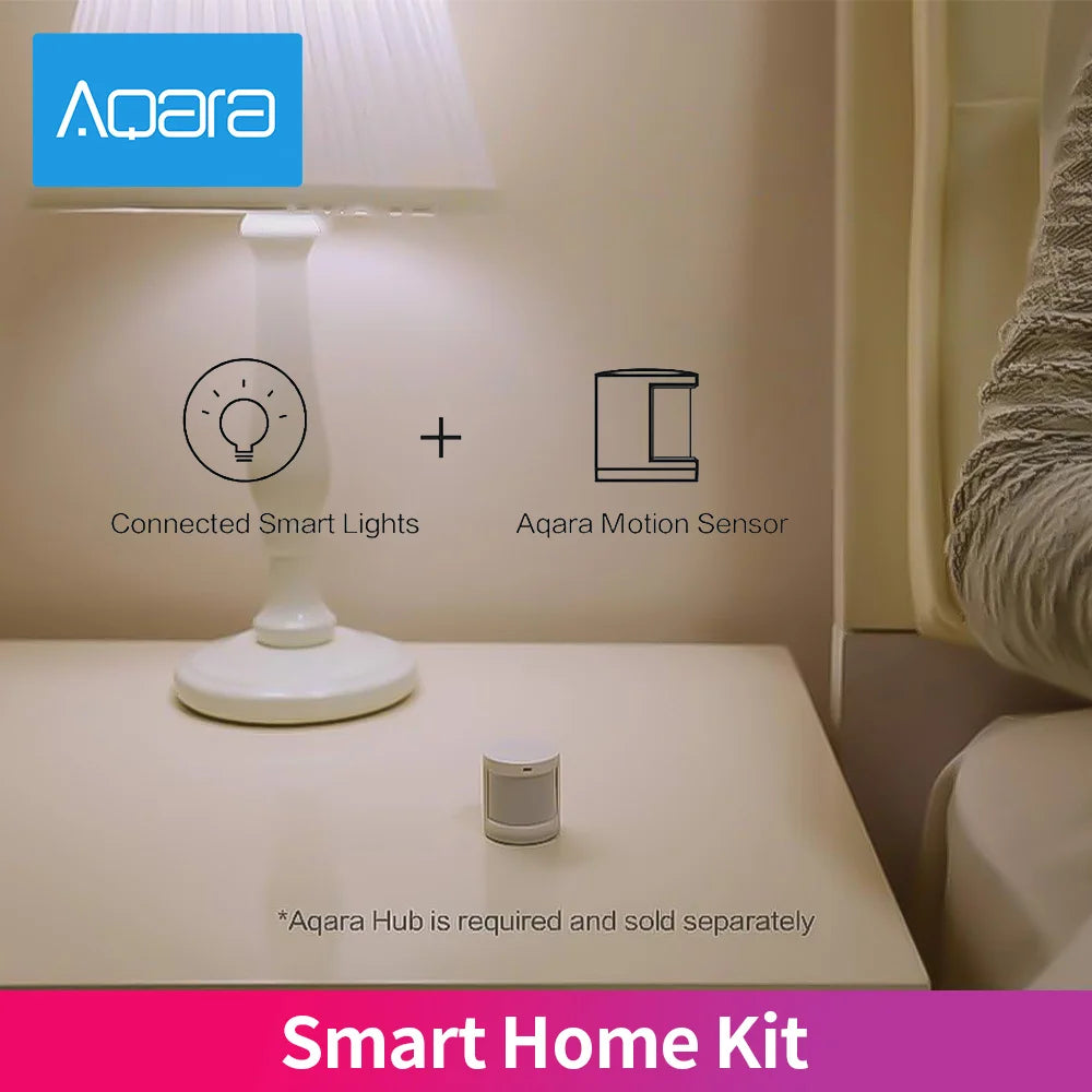 Aqara Smart Home Kits Gateway Hub M1S Wireless Switch Lamp Door Motion Temperature Sensor Mihome Remote Control